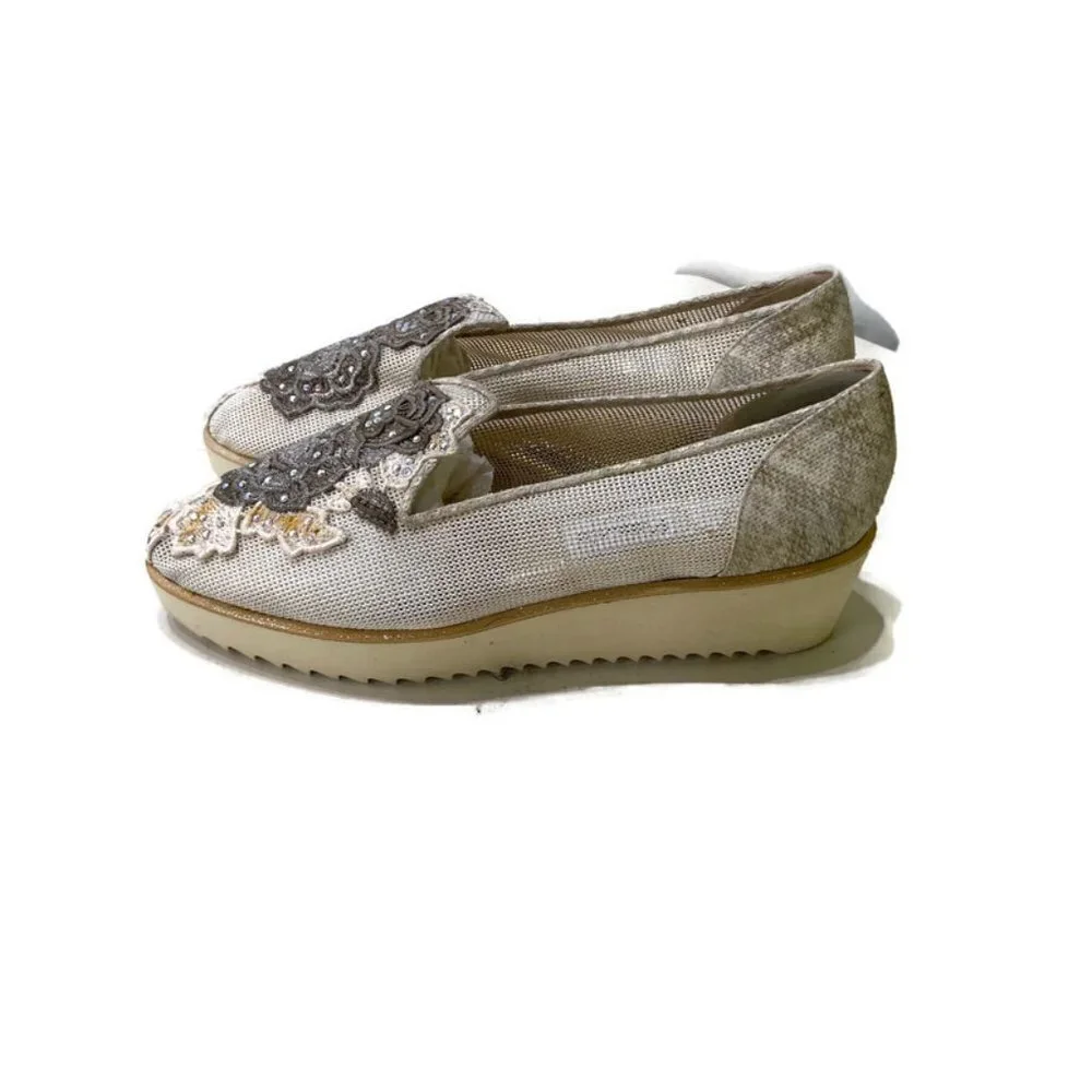 Pensato Taupe Platform Shoes